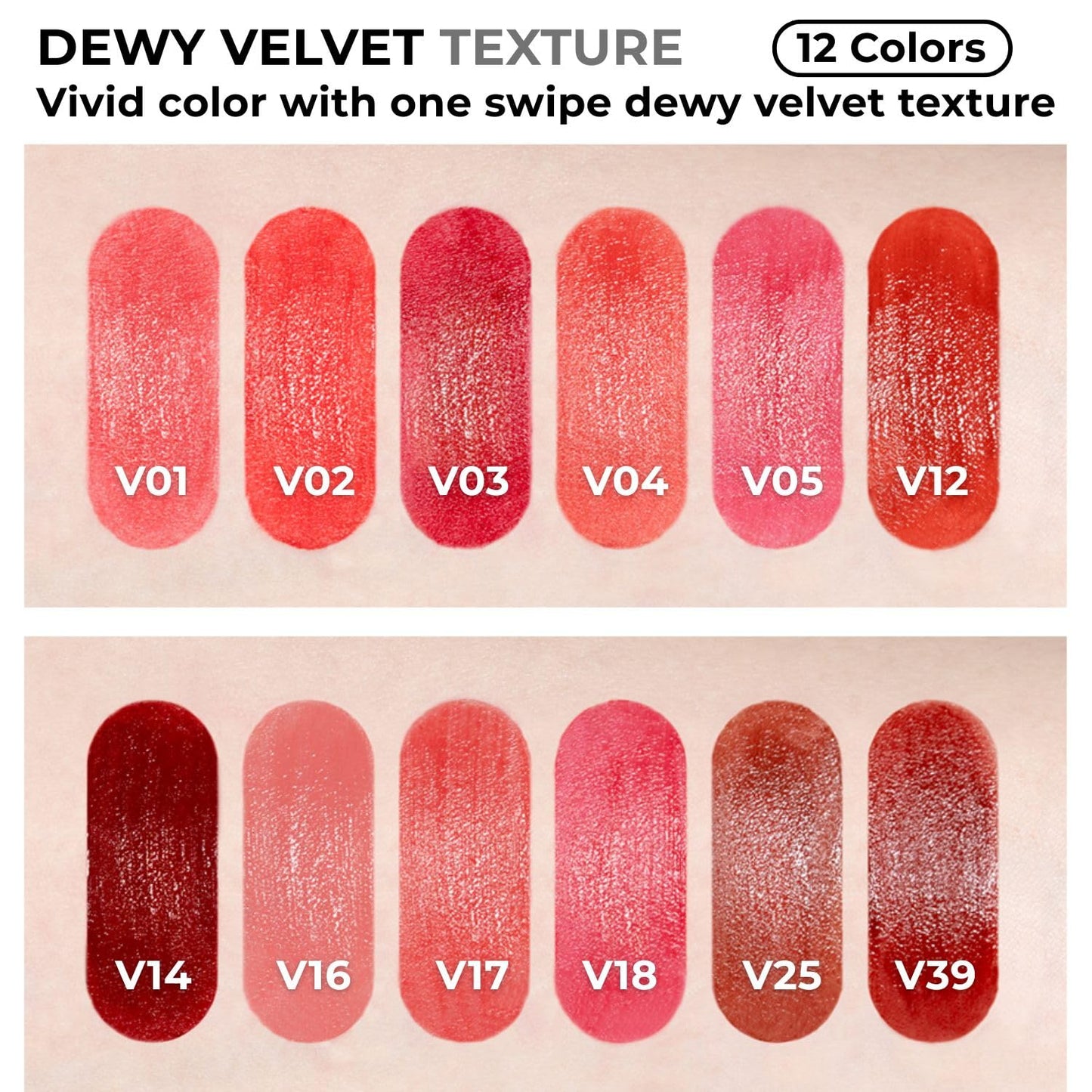 BBIA Last Velvet Tint NEW - Soft Creamy Matte Finish Lip Stain, Blur Effect & Velvety Texture, Long-Lasting, High Pigment, Non-Drying, Vegan, Korean Lip Makeup (V12 SWEET BOSS, Pack of 1)