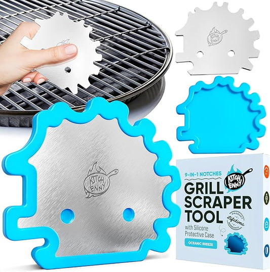 Bristle-Free Grill Scraper Gadget for Dads Who Like Grilling and Have Everything