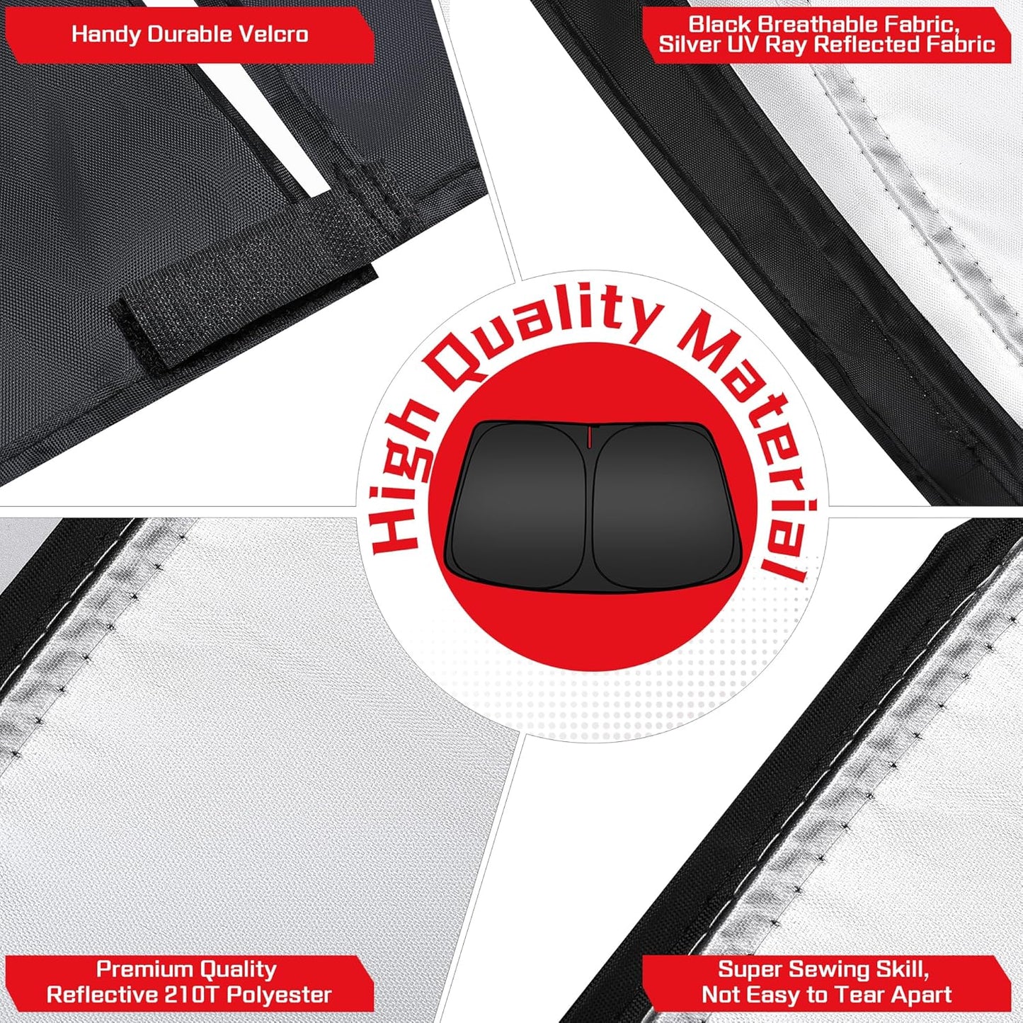 ARISMOTOR Windshield Sun Shade for Honda Civic 11th Gen 2022-2025, Custom Fit Foldable Front Window Sunshade Sun Visor Protector, Block UV Rays Keep Your Car Cooler